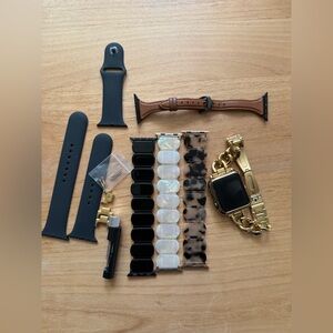 Apple Watch Series 3 with Gold Chain Band Bundle